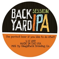 Saugatuck Backyard IPA badge