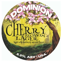 Dominion Cherry Blossom Lager badge